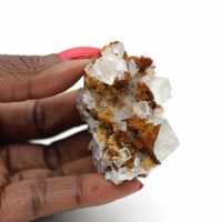 Miniature Green Fluorite: Moroccan Crystal on Rock Miniature Green Fluorite: Moroccan Crystal on Rock