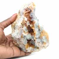 Green Fluorite Rock: Large crystal on its matrix