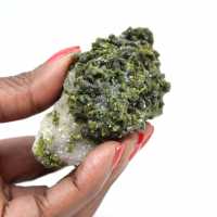 Moroccan epidote crystals on natural matrix