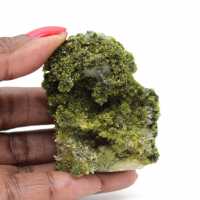 Imilchil epidote crystallized on host rock