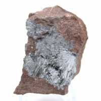 Small Pyrolusite Crystallized on Authentic Matrix