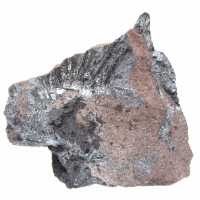 Pyrolusite crystals on matrix, aesthetic specimen