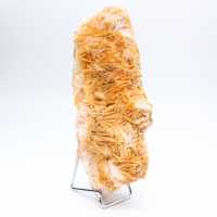 Natural crystallization of Moroccan orange barite