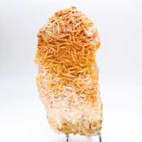 Natural orange barite crystals from Morocco