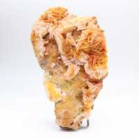 Specimen of Moroccan orange barite in natural crystals