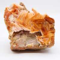 Small specimen of orange barite from Morocco