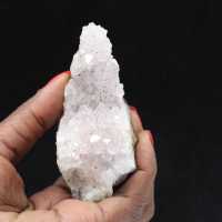 Quartz druses with Goethite inclusions, raw stone 130g