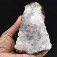 Quartz crystals with goethite inclusions, Morocco, Mineral Collection