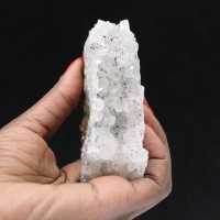 Quartz Goethite Specimen, Raw Druses from Morocco 180g