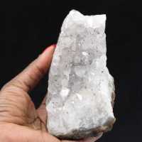 Quartz and Goethite Specimen from Morocco, Filament Geode