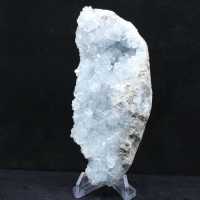 Celestite from Madagascar: Blue Crystal Geode