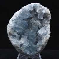 Blue Celestite: Malagasy Mineralogical Specimen