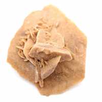 Gypsum rosette from Morocco: natural crystal from the Sahara