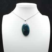 Blue Apatite Pendant from Madagascar - Natural Stone