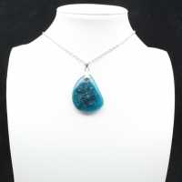 Madagascar Blue Apatite Pendant - Crystal Sparkle