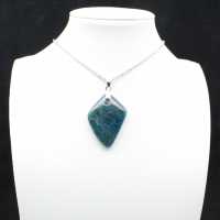 Madagascar Blue Apatite Pendant - High-Quality Specimen