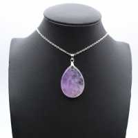 Madagascar Amethyst Pendant - Genuine Gemstone Jewelry