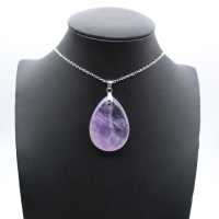 Amethyst Pendant - Natural Mineral Jewelry