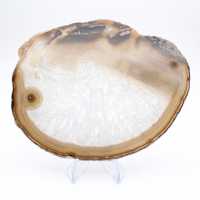 Brazilian banded agate slice