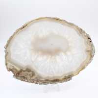 Massive specimen of polished agate