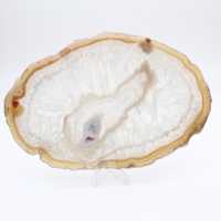 Grey and blue agate from Brazil