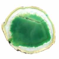 Green agate slice – Mineral Collection Brazil 210 g Green agate slice – Mineral Collection Brazil 210 g