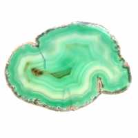 Brazilian agate in green section – 210g collection