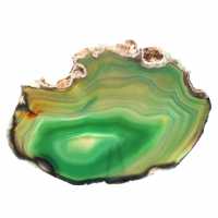 Light green agate slice – Natural stone 140 g Light green agate slice – Natural stone 140 g