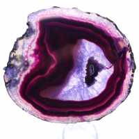 Large Slice of Brazilian Purple Agate for Indoor Use