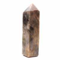Crystallized Microcline Prism Object - Black Moonstone