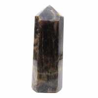 Large Black Moonstone Prism - Microcline from Madagascar