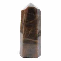 Collector's Microcline Prism - Unique Black Moonstone