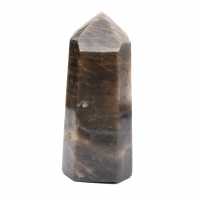 Regular Prism in Microcline - Black Moonstone for Display Case