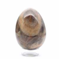 Black Moonstone Microcline Egg