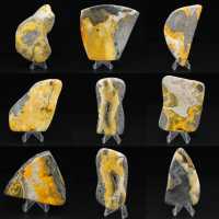 Bumblebee Jasper Natural Stone, Compact Specimen Bumblebee Jasper Natural Stone, Compact Specimen