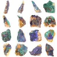 Raw mineral Azurite Malachite Raw mineral Azurite Malachite