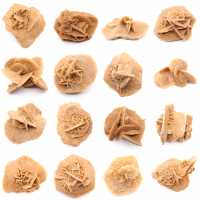 Small Desert Rose of Morocco: natural geological fragment