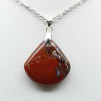 Red Jasper Square Pendant