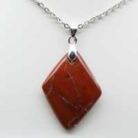 Small Red Jasper Pendant