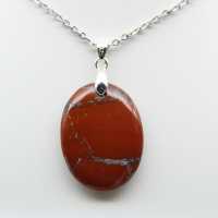 Red Jasper Pendant Necklace