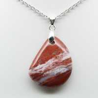 Geological Red Jasper Pendant