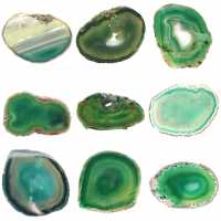 Natural green agate slice – Decorative piece 250 g Natural green agate slice – Decorative piece 250 g