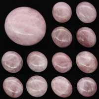 Rose quartz pebbles