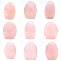 Rose Quartz Stone Madagascar 1.3kg 14cm