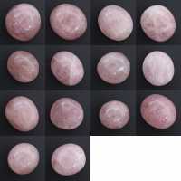 Rose quartz pebble