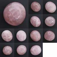 Rose quartz pebble