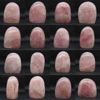 Collectible natural rose quart