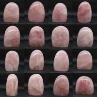 Collectible natural rose quart