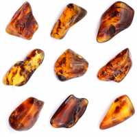 Polished amber