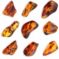 Polished amber